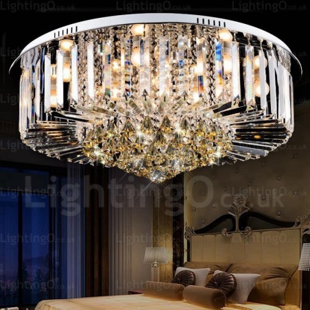 Lámparas de techo modernas y contemporáneas de 6 luces con pantalla de cristal Lámparas de techo modernas y contemporáneas de 6 luces con pantalla de cristal