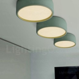 Lámpara de techo nórdica de 1 luz con pantalla acrílica
