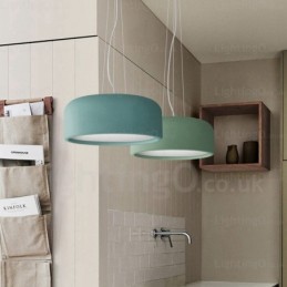 Lámpara de techo nórdica de 1 luz con pantalla acrílica