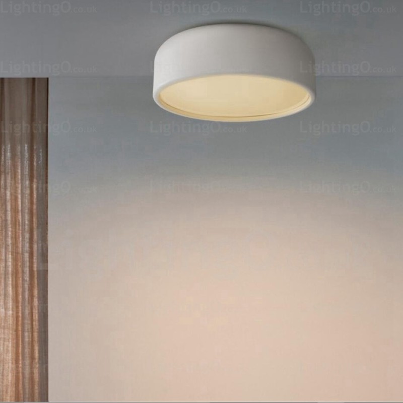 Lámpara de techo nórdica de 1 luz con pantalla acrílica