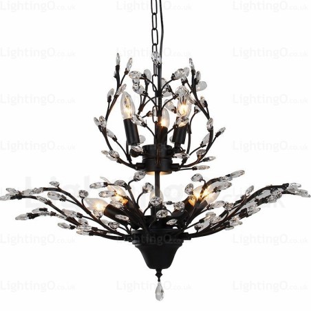 Lámpara de araña rústica de 8 luces Lámpara de araña rústica de 8 luces