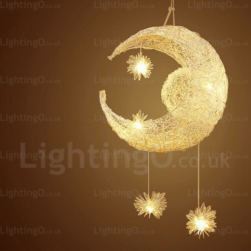 Lámpara colgante contemporánea moderna de 5 luces