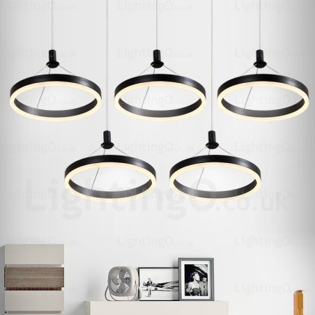 Lámpara colgante contemporánea moderna de 1 luz con pantalla acrílica Lámpara colgante contemporánea moderna de 1 luz con pantalla acrílica
