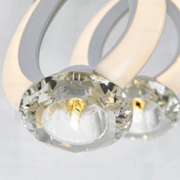 Lámpara colgante contemporánea moderna de 1 luz con pantalla de cristal
