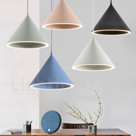 Lámpara colgante nórdica contemporánea moderna de 1 luz con pantalla acrílica Lámpara colgante nórdica contemporánea moderna de 1 luz con pantalla acrílica