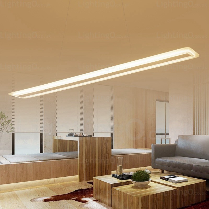 Lámpara colgante contemporánea moderna de 1 luz con pantalla acrílica