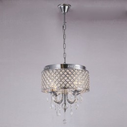Lámpara colgante contemporánea moderna de 1 luz con pantalla de cristal