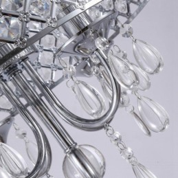 Lámpara colgante contemporánea moderna de 1 luz con pantalla de cristal