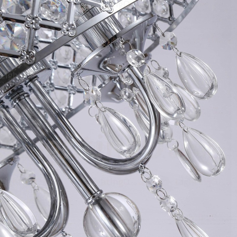 Lámpara colgante contemporánea moderna de 1 luz con pantalla de cristal