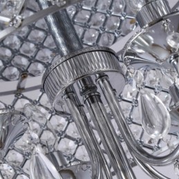 Lámpara colgante contemporánea moderna de 1 luz con pantalla de cristal