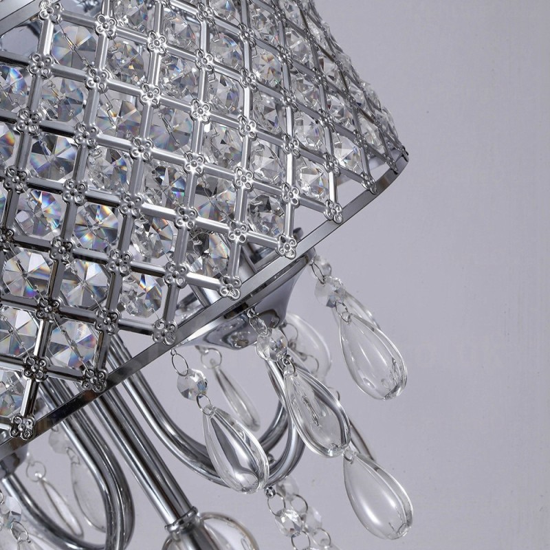 Lámpara colgante contemporánea moderna de 1 luz con pantalla de cristal