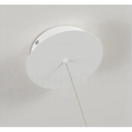 Lámpara colgante contemporánea moderna de 2 luces con pantalla acrílica