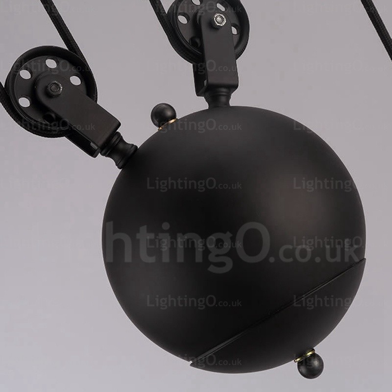 Lámpara colgante contemporánea moderna de 2 luces con pantalla de vidrio