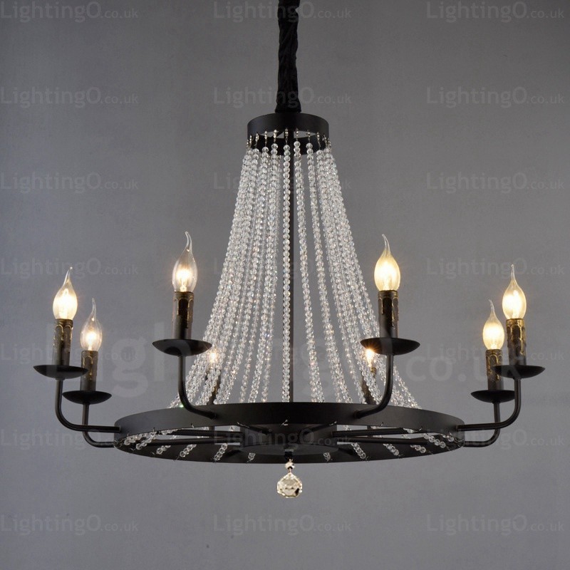 Lámpara colgante nórdica de 8 luces