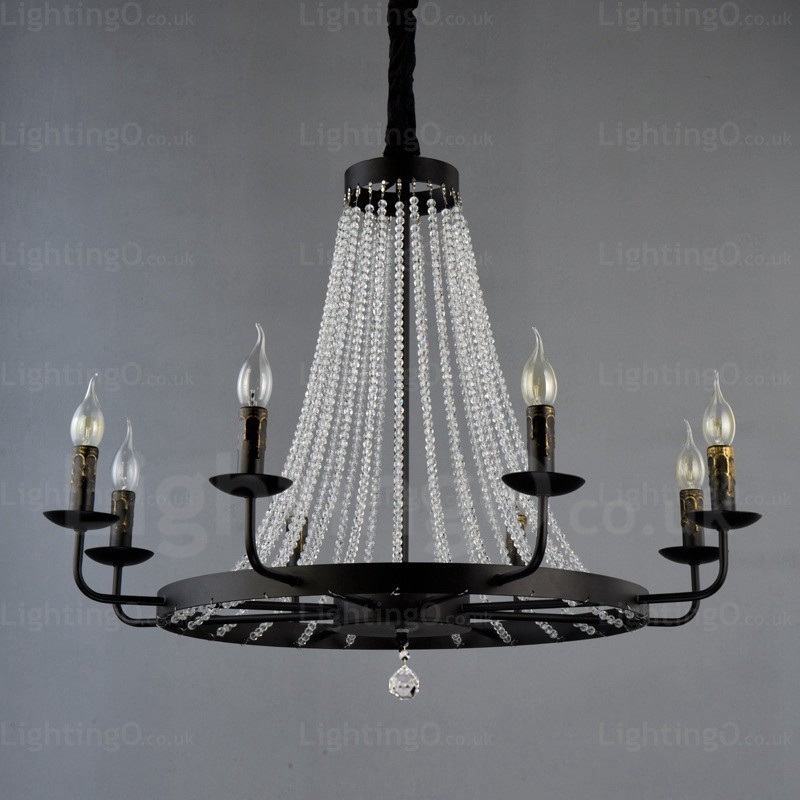 Lámpara colgante nórdica de 8 luces