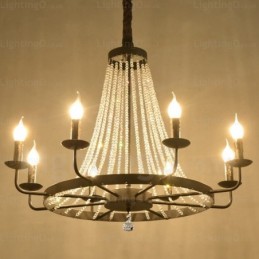Lámpara colgante nórdica de 8 luces