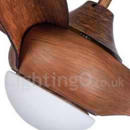 Ventilador de techo rústico estilo Lodge de 52"