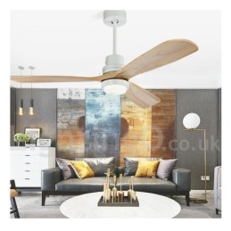 Ventilador de techo nórdico moderno y contemporáneo de 36", 42" y 52"