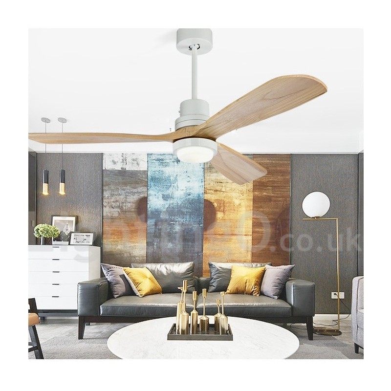 Ventilador de techo nórdico moderno y contemporáneo de 36", 42" y 52"