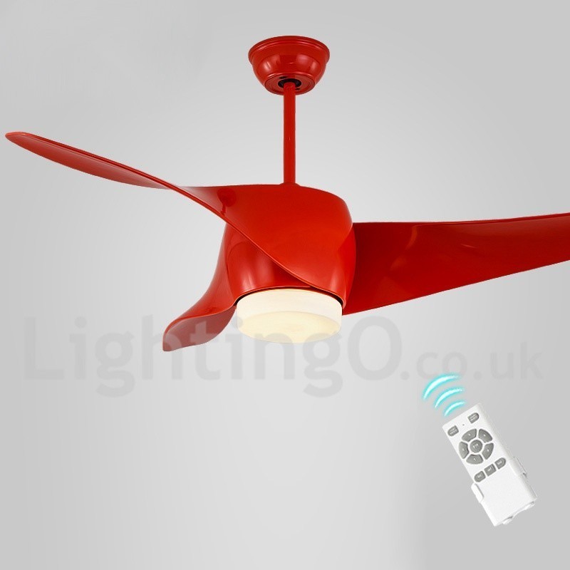 Ventilador de techo moderno y contemporáneo de estilo europeo de 52"