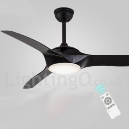 Ventilador de techo moderno y contemporáneo de estilo europeo de 52"