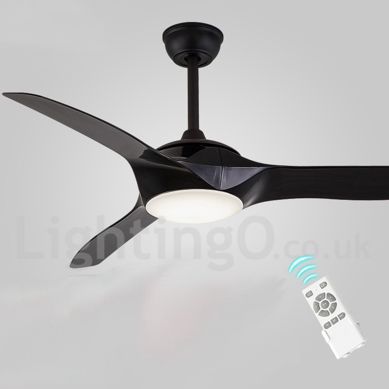 Ventilador de techo moderno y contemporáneo de estilo europeo de 52"
