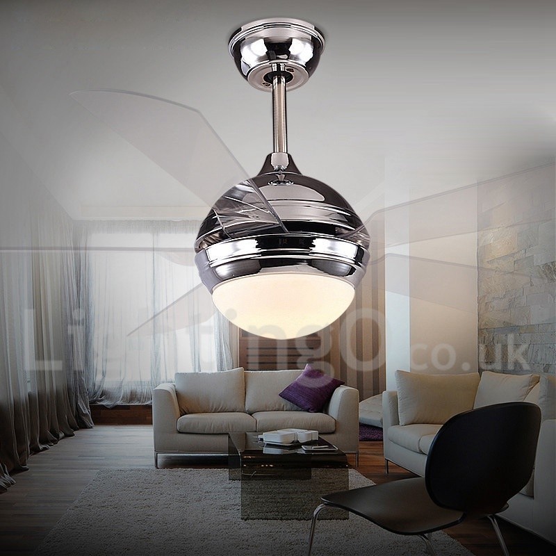 Ventilador de techo moderno y contemporáneo de estilo europeo de 52"