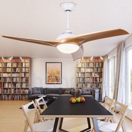 Ventilador de techo moderno y contemporáneo de estilo europeo de 52" Ventilador de techo moderno y contemporáneo de estilo europeo de 52"