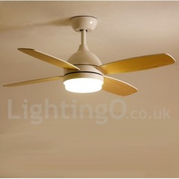 Ventilador de techo moderno y contemporáneo de estilo nórdico campestre de 42"