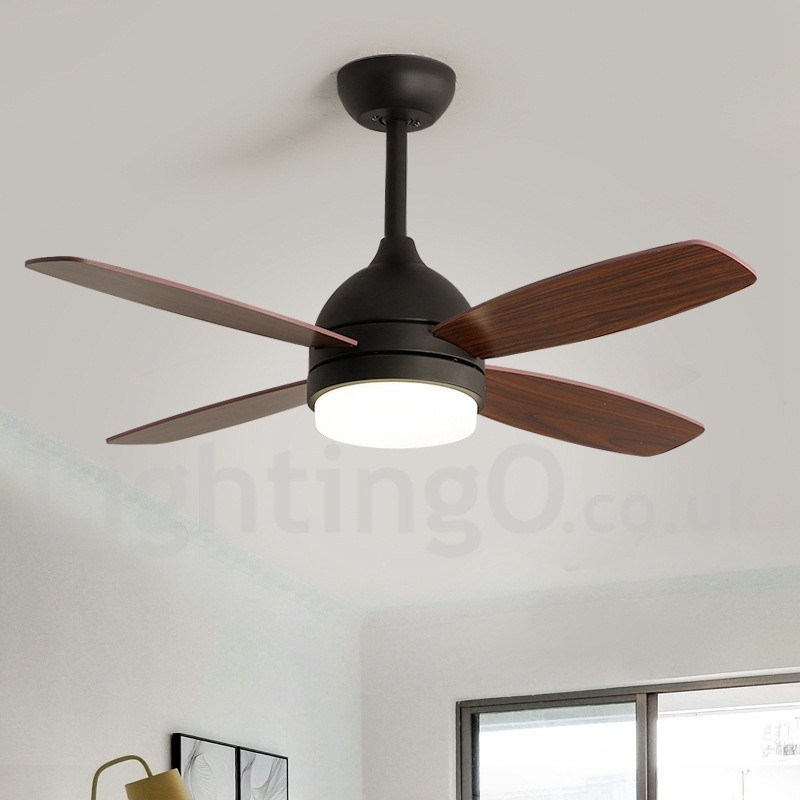 Ventilador de techo moderno y contemporáneo de estilo nórdico campestre de 42"