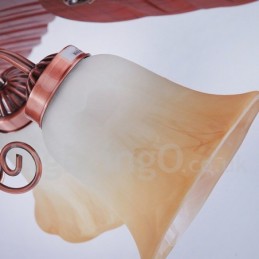 Ventilador de techo rústico estilo retro campestre de 48"