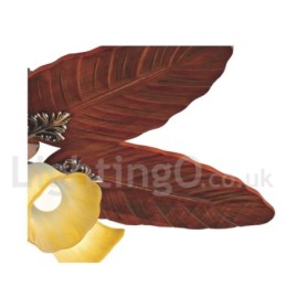 Ventilador de techo rústico estilo retro campestre de 48"