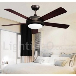 Ventilador de techo vintage estilo europeo de 52"