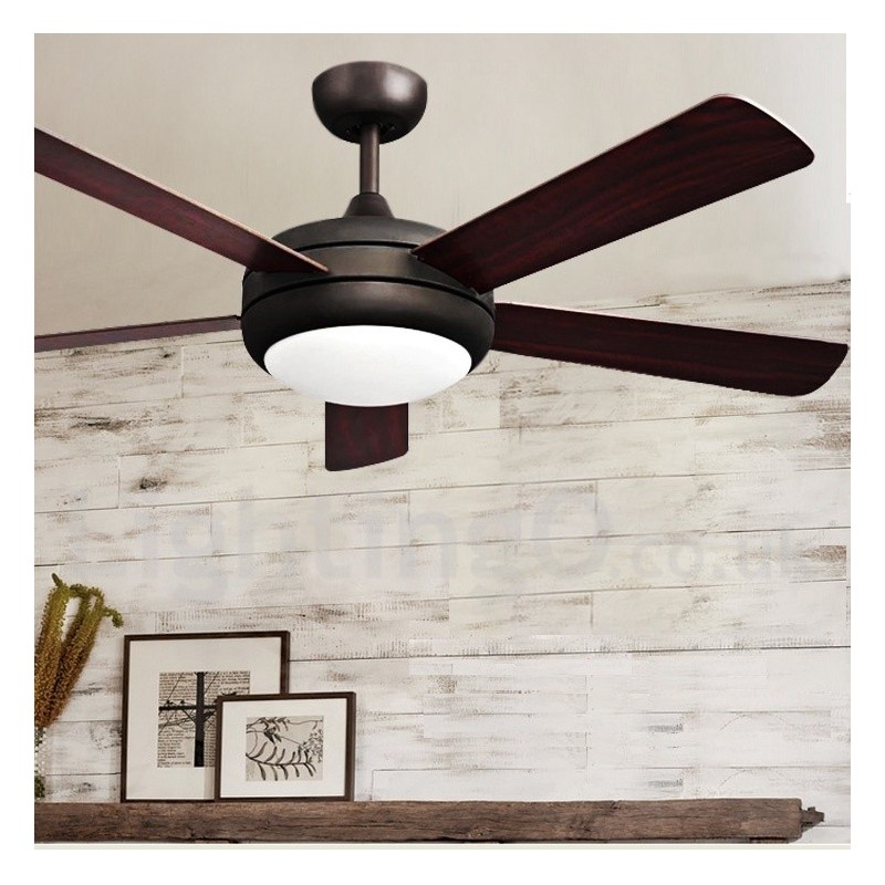 Ventilador de techo vintage estilo europeo de 52"