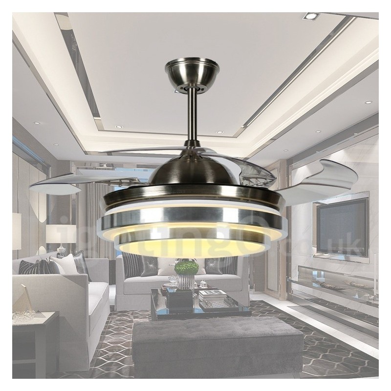 Ventilador de techo moderno y contemporáneo de estilo europeo de 36"