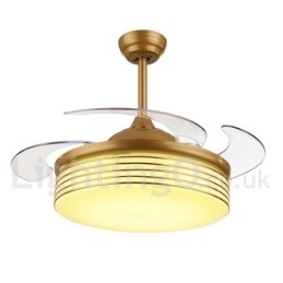 Ventilador de techo moderno y contemporáneo de estilo europeo de 36"