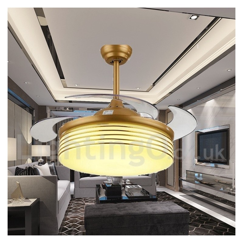 Ventilador de techo moderno y contemporáneo de estilo europeo de 36"