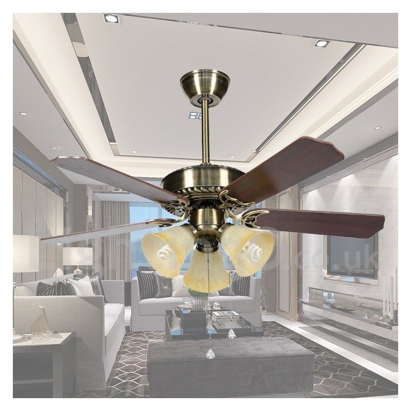 Ventilador de techo moderno y contemporáneo de 42"