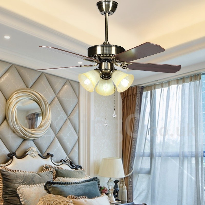 Ventilador de techo moderno y contemporáneo de 42"