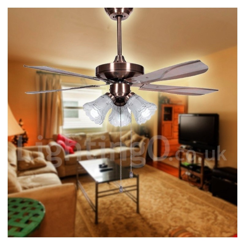 Ventilador de techo moderno y contemporáneo de 42"