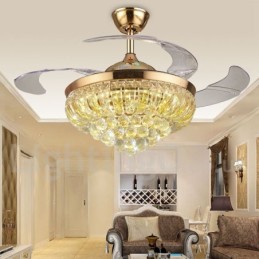 Ventilador de techo moderno y contemporáneo de estilo europeo de 42"