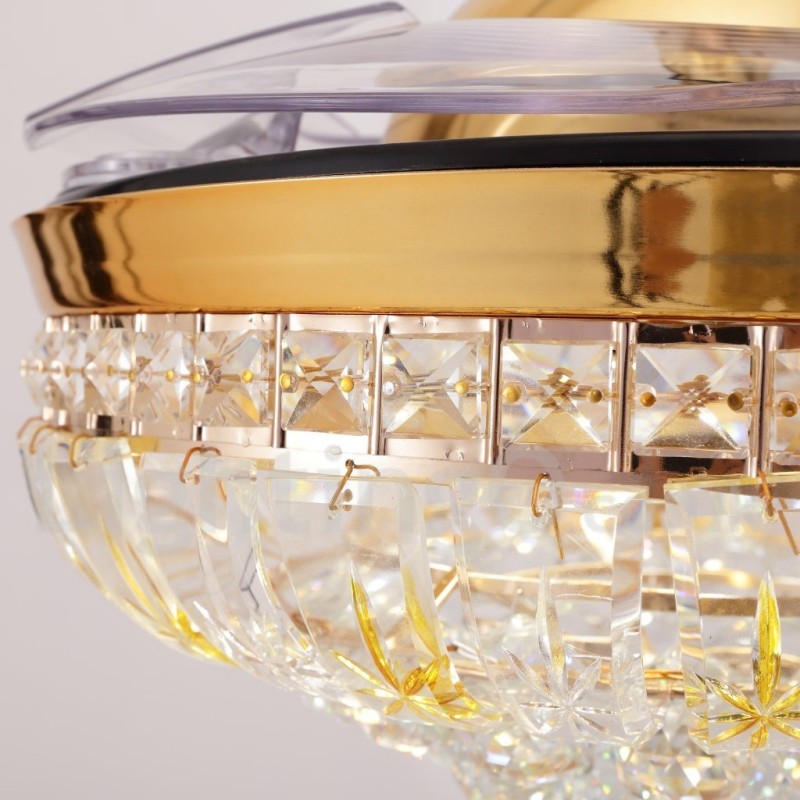Ventilador de techo moderno y contemporáneo de estilo europeo de 42"