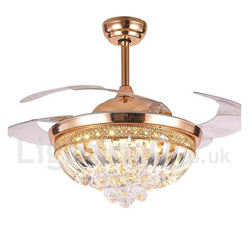 Ventilador de techo moderno y contemporáneo de estilo europeo de 42"