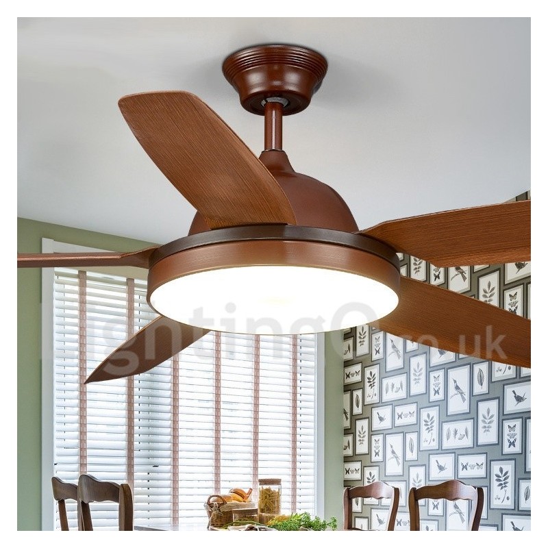Ventilador de techo nórdico campestre de 56"