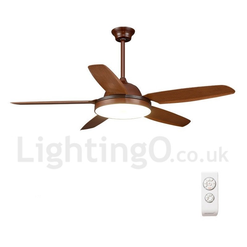 Ventilador de techo nórdico campestre de 56"