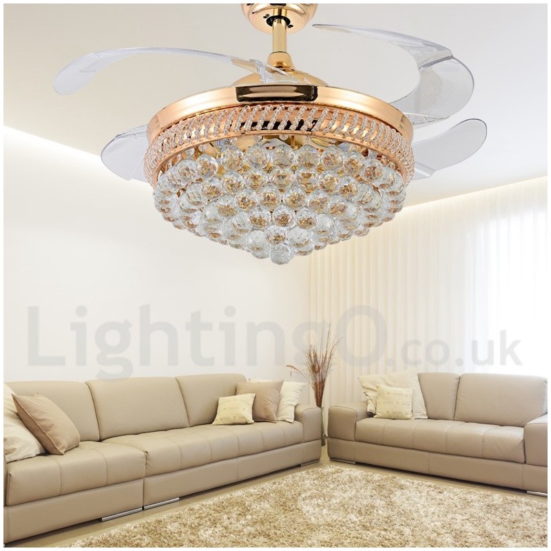 Ventilador de techo moderno y contemporáneo de estilo europeo de 42"