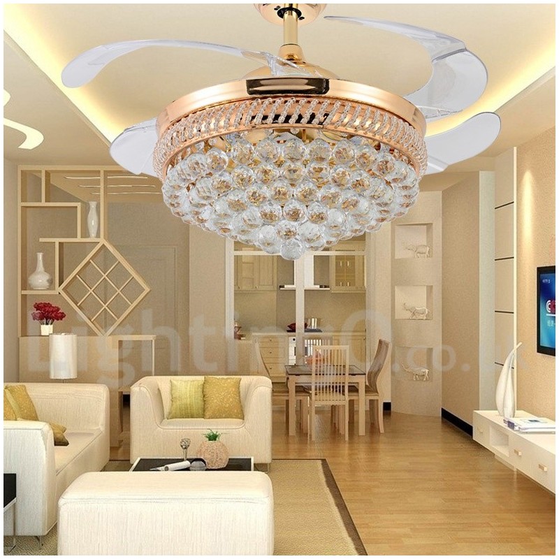 Ventilador de techo moderno y contemporáneo de estilo europeo de 42"