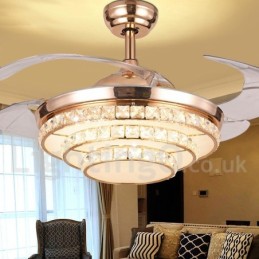 Ventilador de techo moderno y contemporáneo de estilo europeo de 42"