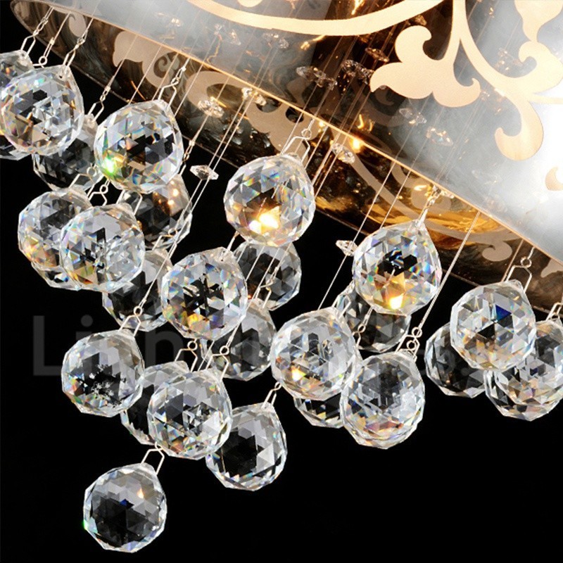 Lámpara colgante de cristal contemporánea moderna