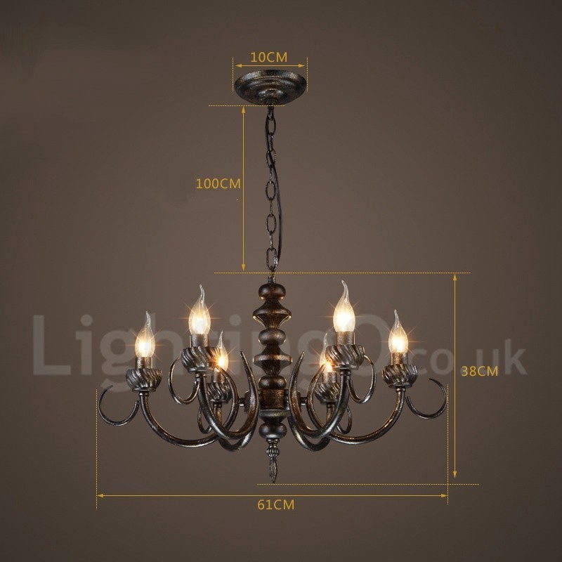 Lámpara colgante de acero de estilo industrial para tienda.